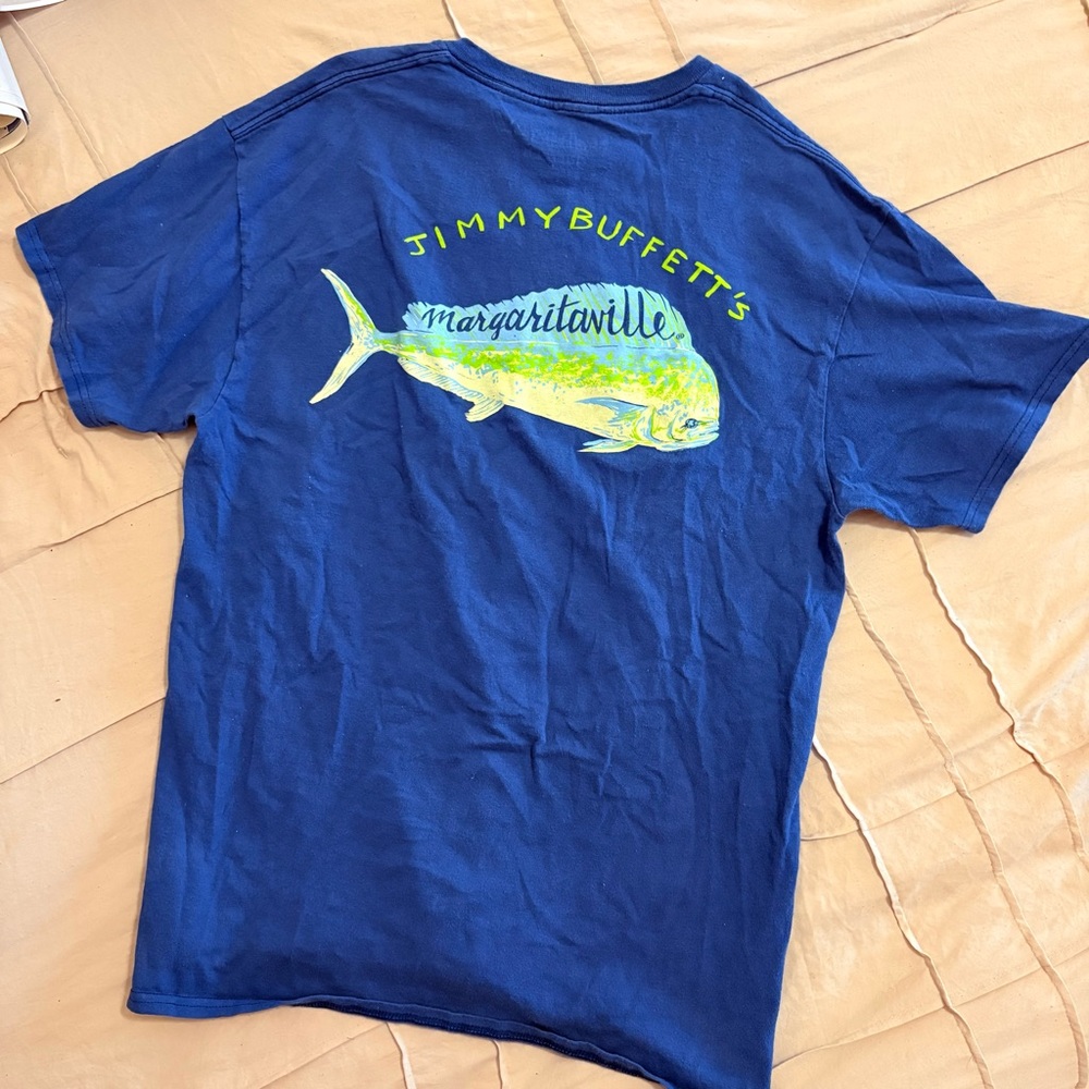 Margaritaville Blue Fish Jimmy Buffett T-Shirt
